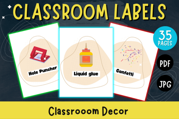 Classroom Labels Decor: A Designer's Guide to Functional Beauty