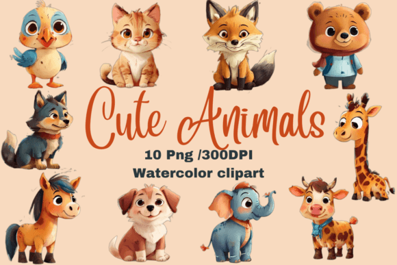 Cute Animals Clipart: Elevate Your Creative Projects