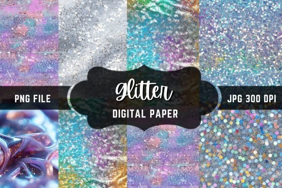 Elevate Your Designs with Glitter Paper Textures