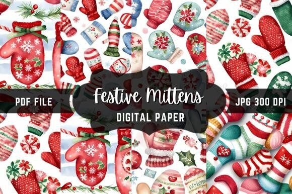 Festive Mittens: Elevating Your Holiday Design Projects