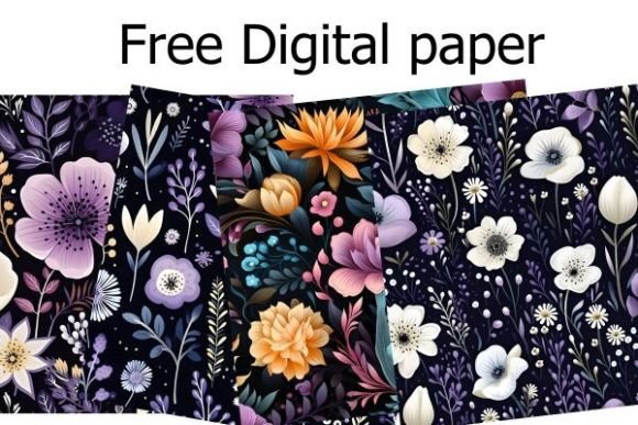 Free Flower Digital Paper: A Designer's Essential Asset