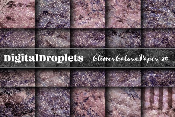 Glitter Galore Papers V. 20: Elevate Your Designs with Textured Elegance