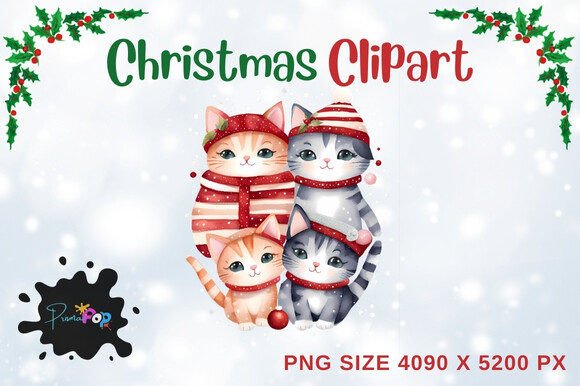 Xmas Cats: Festive Design Assets for Every Project